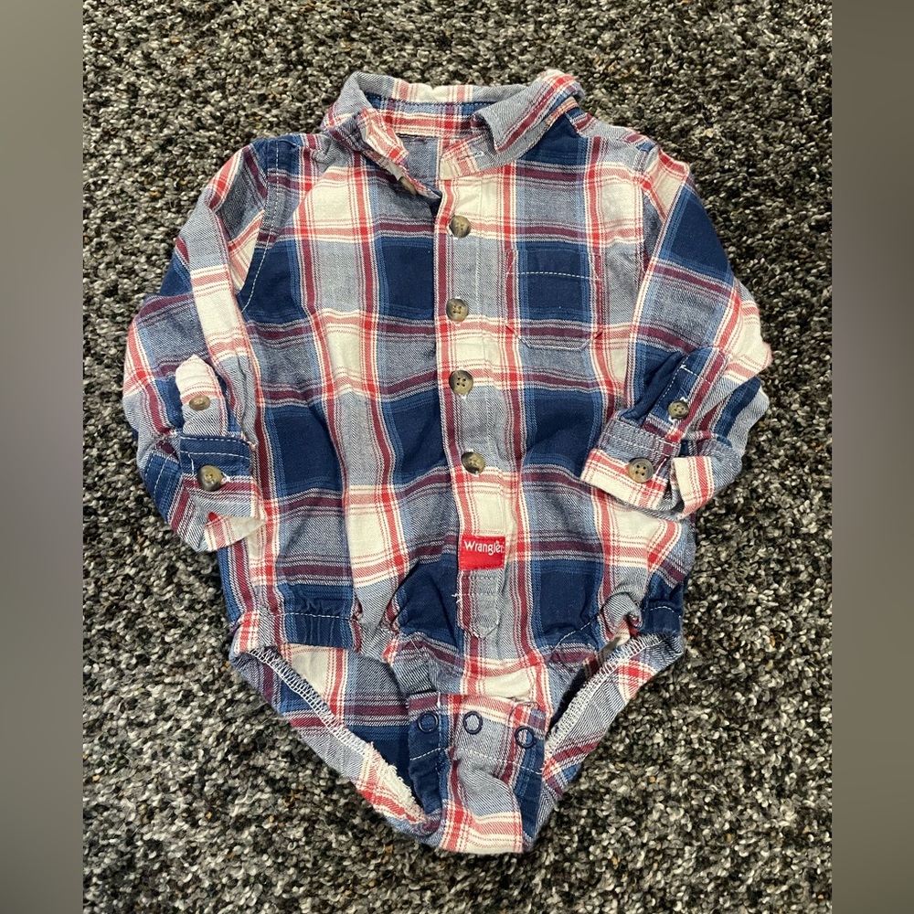 Baby Wrangler Button Down One Piece
